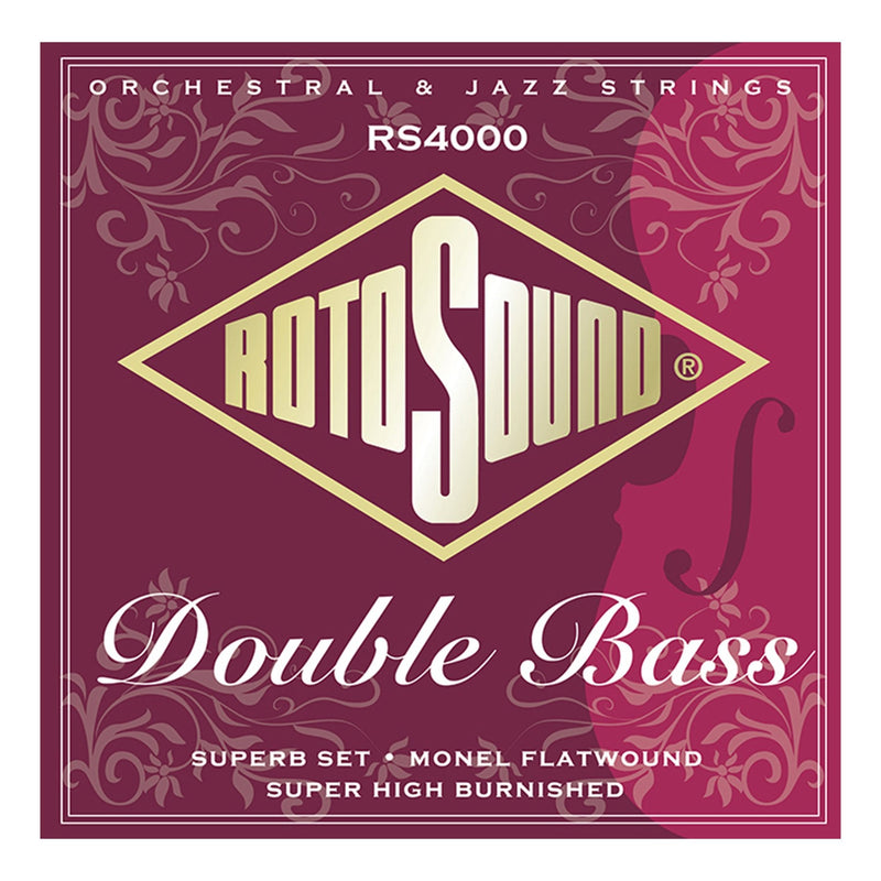RS4000M-Rotosound RS4000M Superb Monel Flatwound Double Bass Strings (84-104)-Living Music