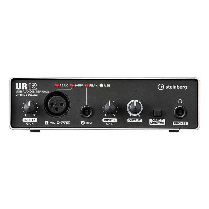 UR12-Steinberg 'UR12' 2-Channel USB Audio Interface with Cubase AI-Living Music