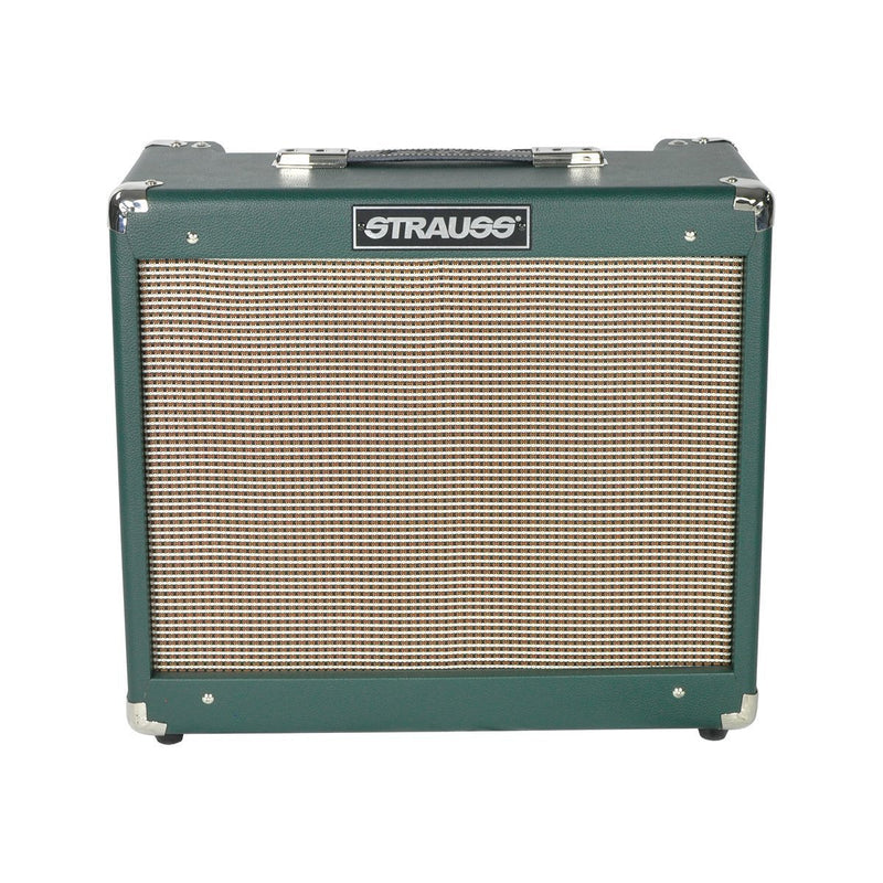 SVT-20R-GRN-Strauss SVT-20R 20 Watt Combo Valve Amplifier with Reverb (Green)-Living Music