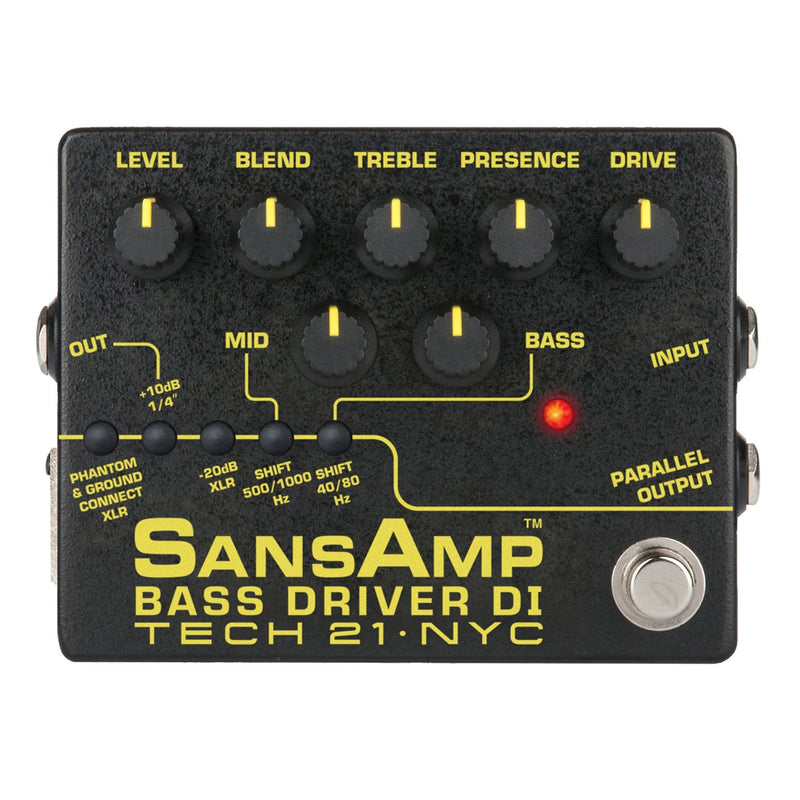 BSDRV2-Tech 21 'SansAmp' Bass Driver DI Pedal-Living Music