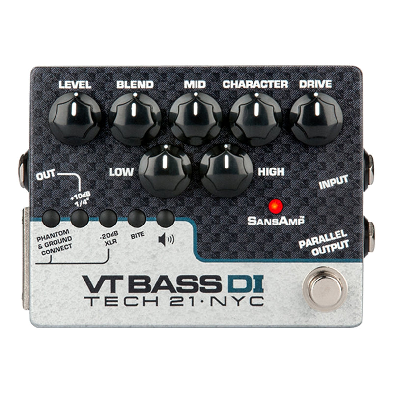 CS-VTB-DI-Tech 21 'SansAmp' VT Bass DI Pedal-Living Music