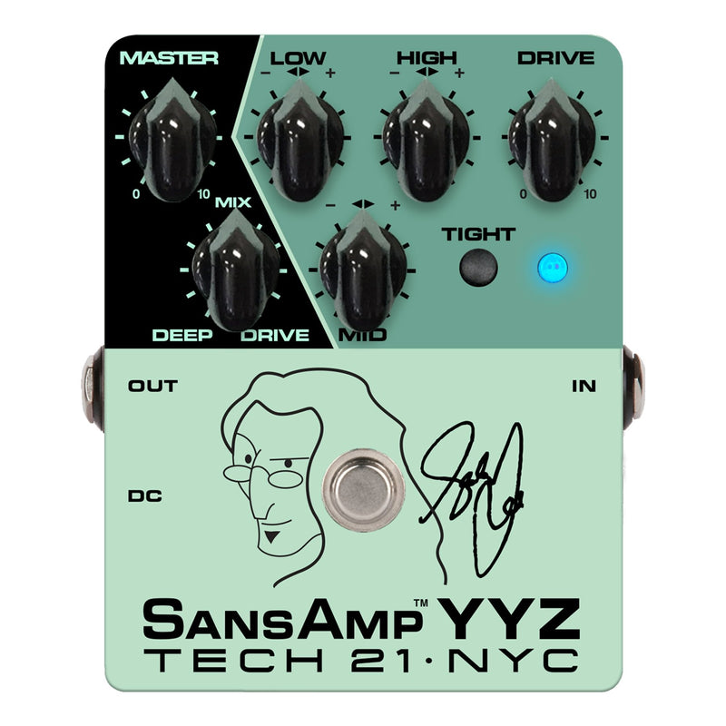 YYZ-Tech 21 'SansAmp' YYZ Geddy Lee Signature Pedal-Living Music