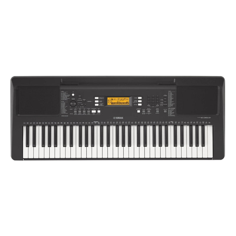 PSRE363-Yamaha PSR-E363 61-Key Portable Keyboard (Black)-Living Music